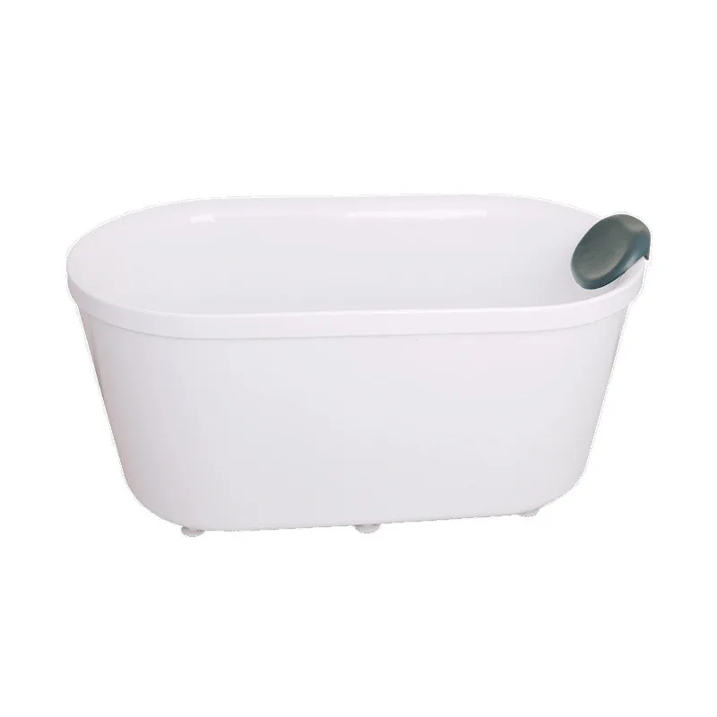 

Household adult acrylic small apartment installation-free color double-layer thermal insulation freestanding bathtub
