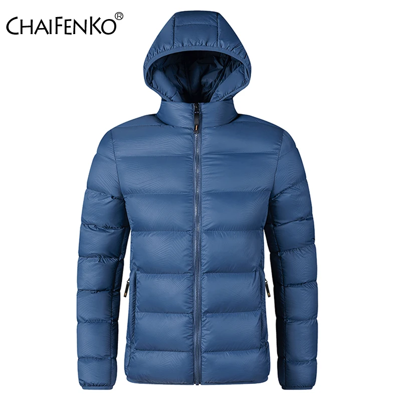 Men 2024 Autumn Winter New Windproof Hooded Thick Warm Jacket Parka Coat Mens Fashion Slim Outwear Men Classic Casual Parka Men