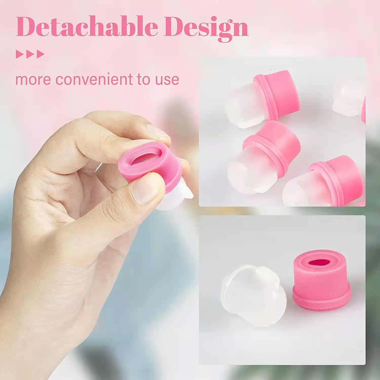 Manicure 10 sacos de silicone removedor de esmalte conjunto, removedor de esmalte de unhas, fototerapia removedor de cola de esmalte conjunto de dedo