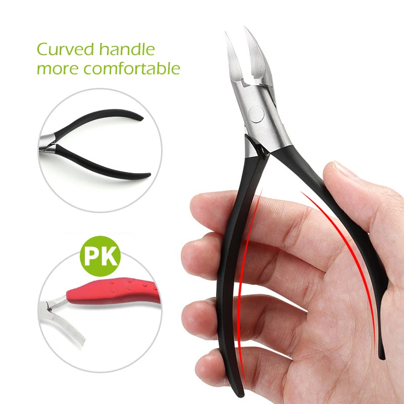 Ingrown Nail Clippers Toenail Cutter Stainless Steel Pedicure Tools Thick Toe Nail Correction Deep Into Nail Grooves