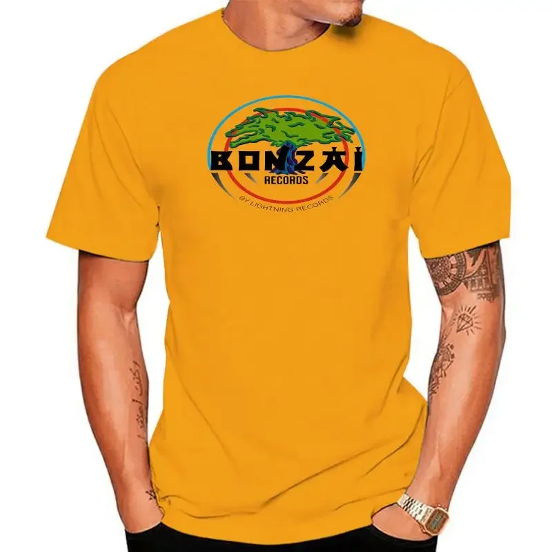 streetwear fashion vintage Summer Male Hot Sale Men tshirt BONZAI RECORDS Unisex T-Shirt tees top harajuku fashion graphic