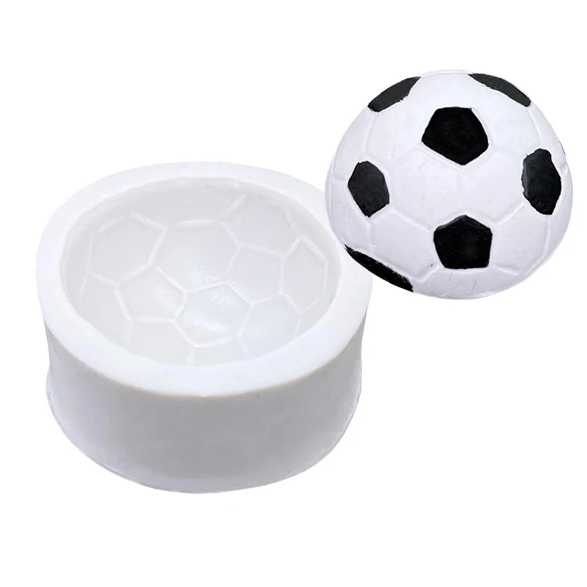 Football Silicone Mold Sugarcraft Chocolate Cupcake Baking Mold Fondant Cake Decorating Tools