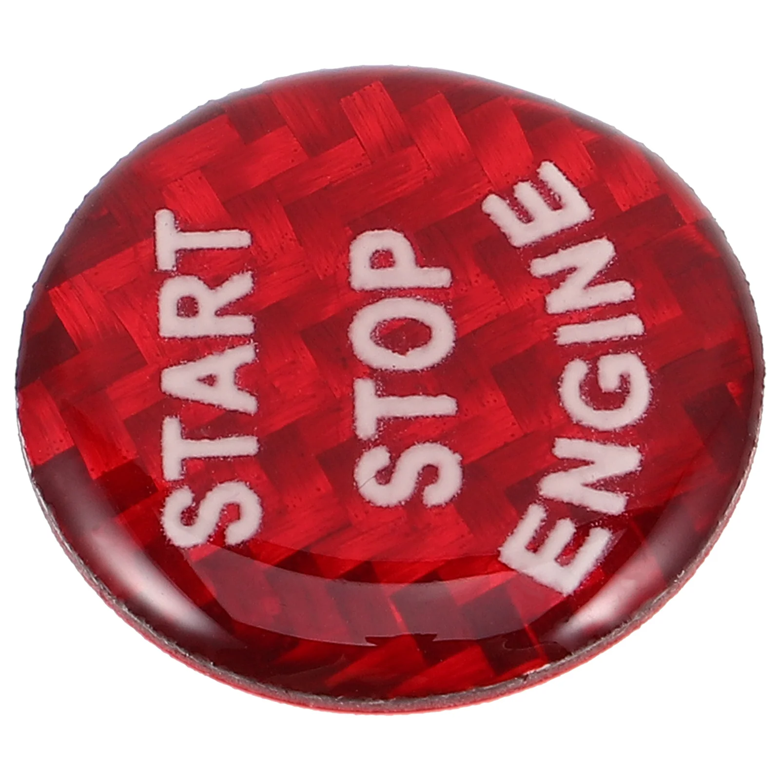 

Car Start Button Cover 21Mm Plastic Push Engine Button Sticker Scratch-Resistant For Night Driving Safety Interior