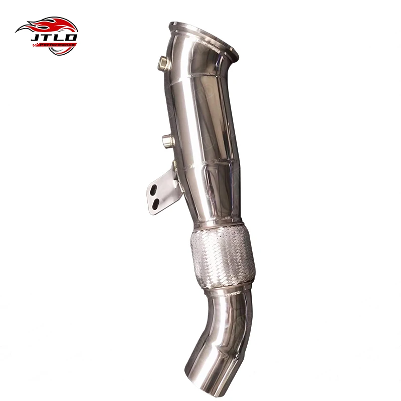 For BMW M140i B58 Catless Downpipe, Fits Pre-OPF Euro 5 Vehicles, Stainless Steel Construction, Maximizes Power & Sound