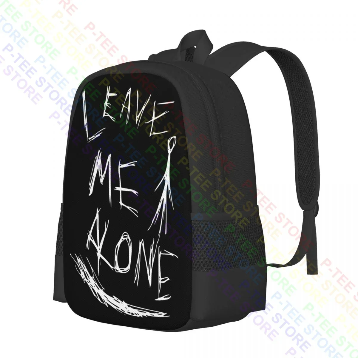 Slenderman Leave Me Alone CreepypastaBackpack Large Capacity Print Outdoor Running