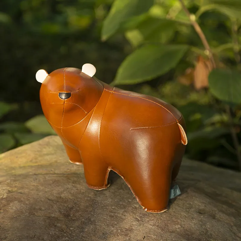Brown bear sika deer, model house decoration, birthday gift creative girlfriend
