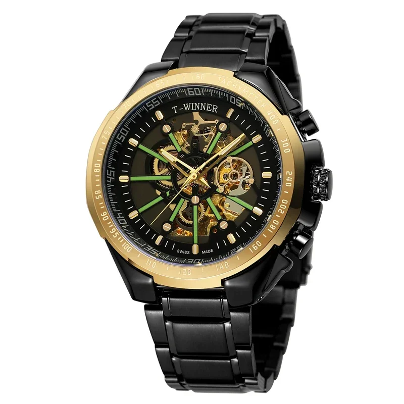 

2024 New Men's Luxury Automatic Mechanical Watch Stainless Steel Waterproof Sports and Leisure Watch