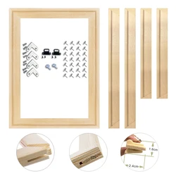 30x40 50x70 70x100cm Canvas Frame Wooden Frames Wooden Photo Oil Painting Canvas Diamond Painting Frames Canvas Wood Wall Frame