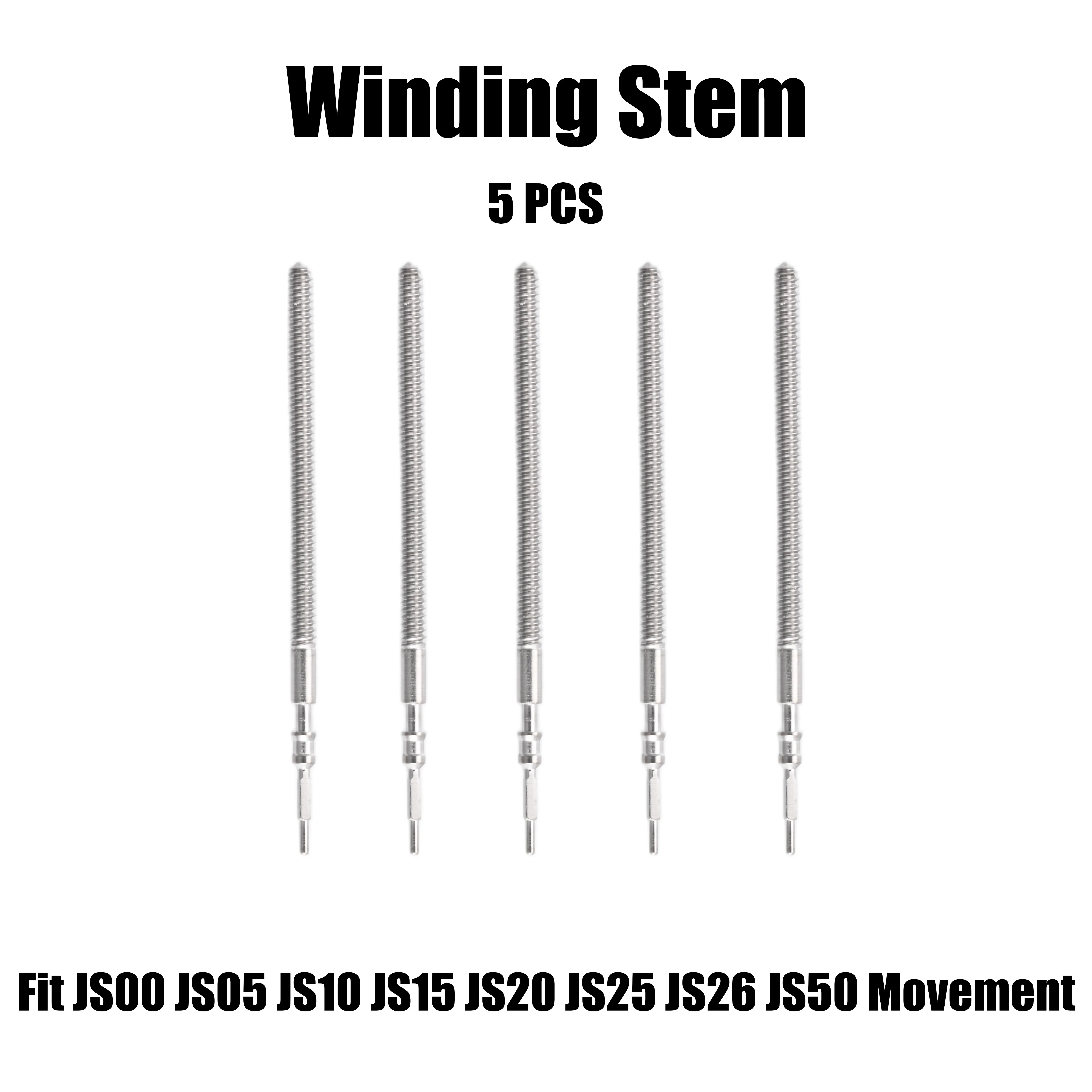 Winding Stem for JS00 JS05 JS10 JS15 JS20 JS25 JS26 JS50  Movement Watch Repair Parts Handle Rod Stem