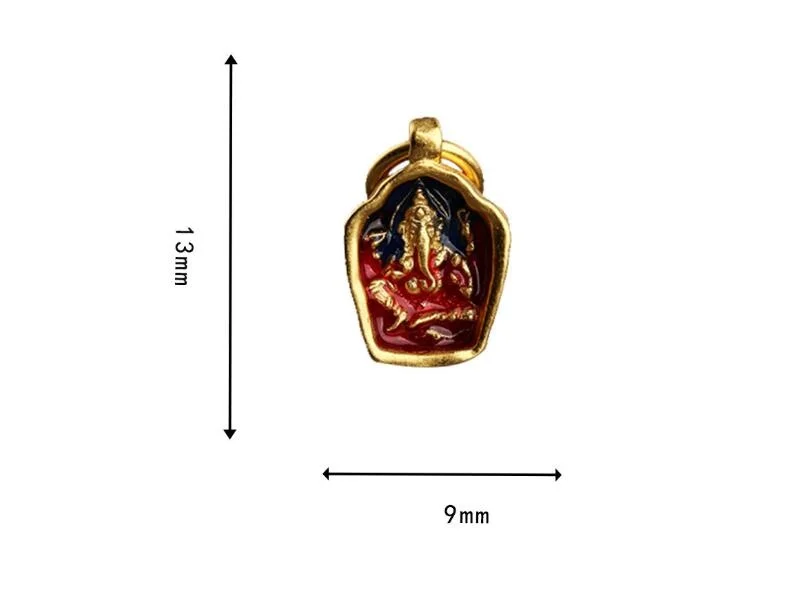 100% 925 Silver Gold Plated Tibetan  Jambhala Mahavairocana Buddha Amulet Green Tara Ganesh Ksitigarbha Buddha Charmsa