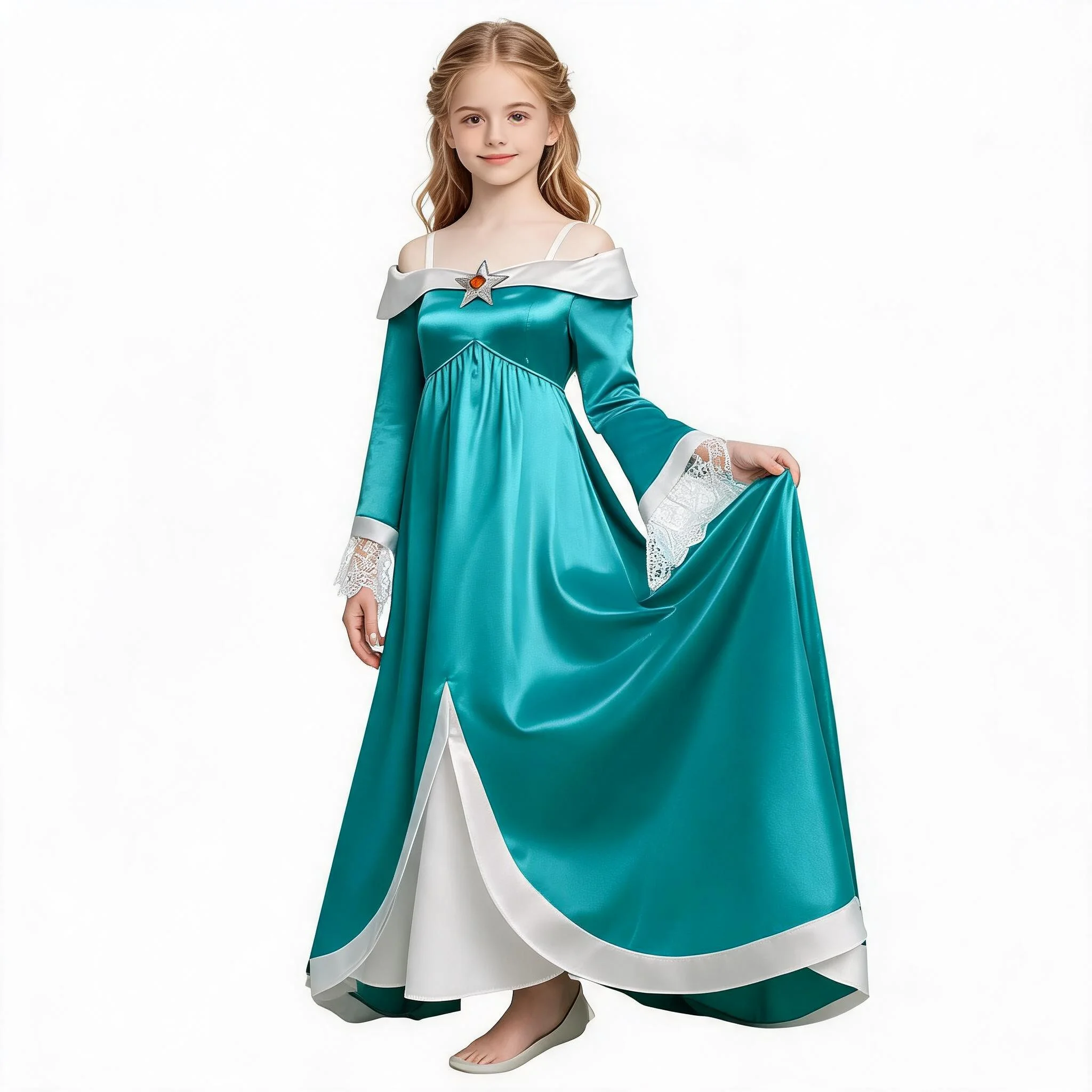 rosalina birthday dress 2026 Galaxy Rosalina Princess Costume Kids Adult Princess Dress Girls Women  Rosalina Cosplay Halloween Birthday Party Dress Wig