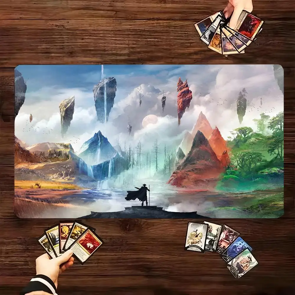 

MTG The Magic Gathering Play Mats Original Handcrafted TCG Playmat with Rubber Bottom & Stitched Edge CCG Card Mat 900x400MM