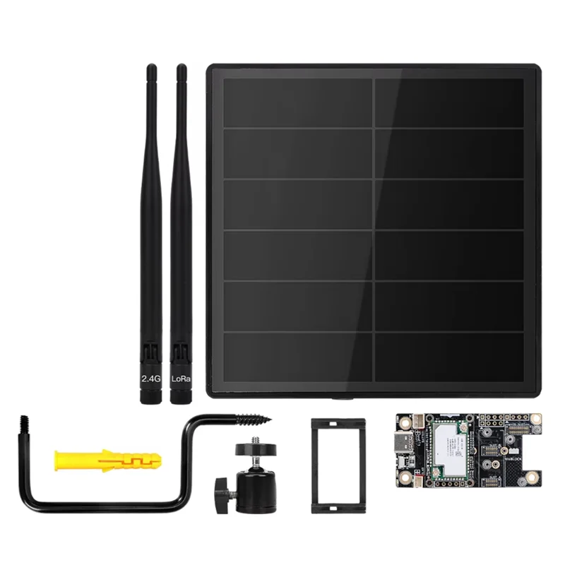 FFYY-Lora D5L Solar Node Integrated With 5V Solar Panel RAK19007& RAK4631 Wisblock Iot Low-Power Bluetooth Wifi Module
