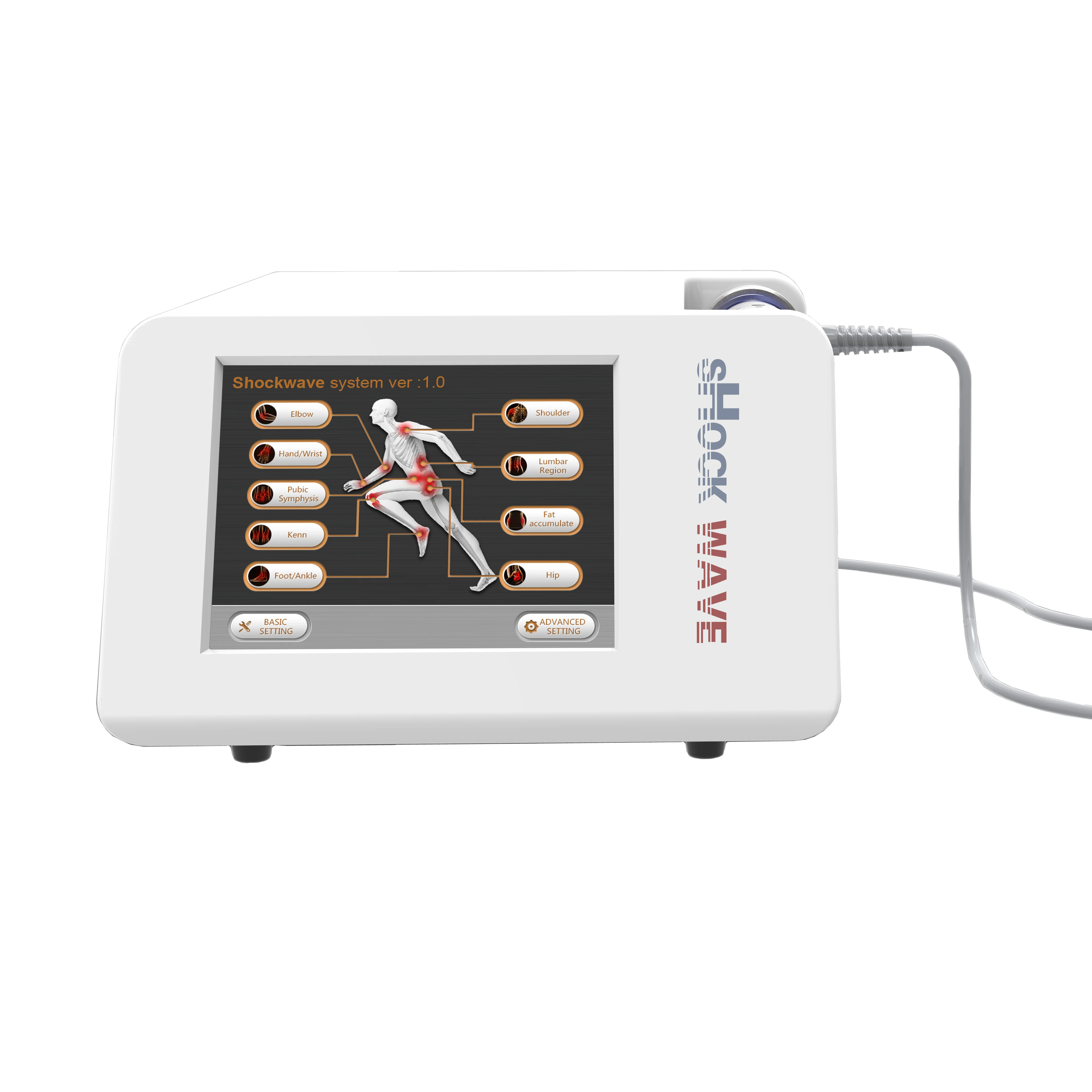 

Electromagnetic focused shock wave therapy pain rehabilitation physiotherapy ED treatment abdominal fat reduction machine