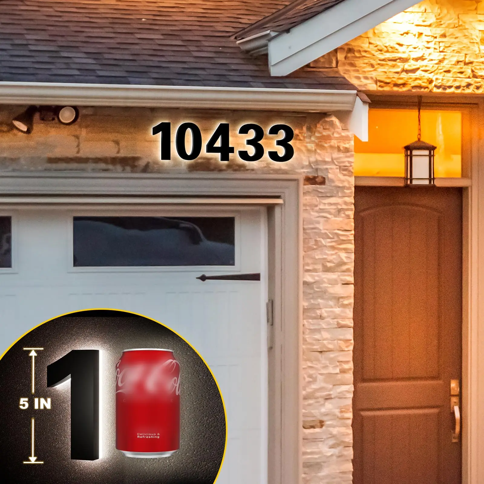 Custom Lighted House Numbers for Outside Led House Numbers for Outside Light Up House numbers Led Address Numbers for House