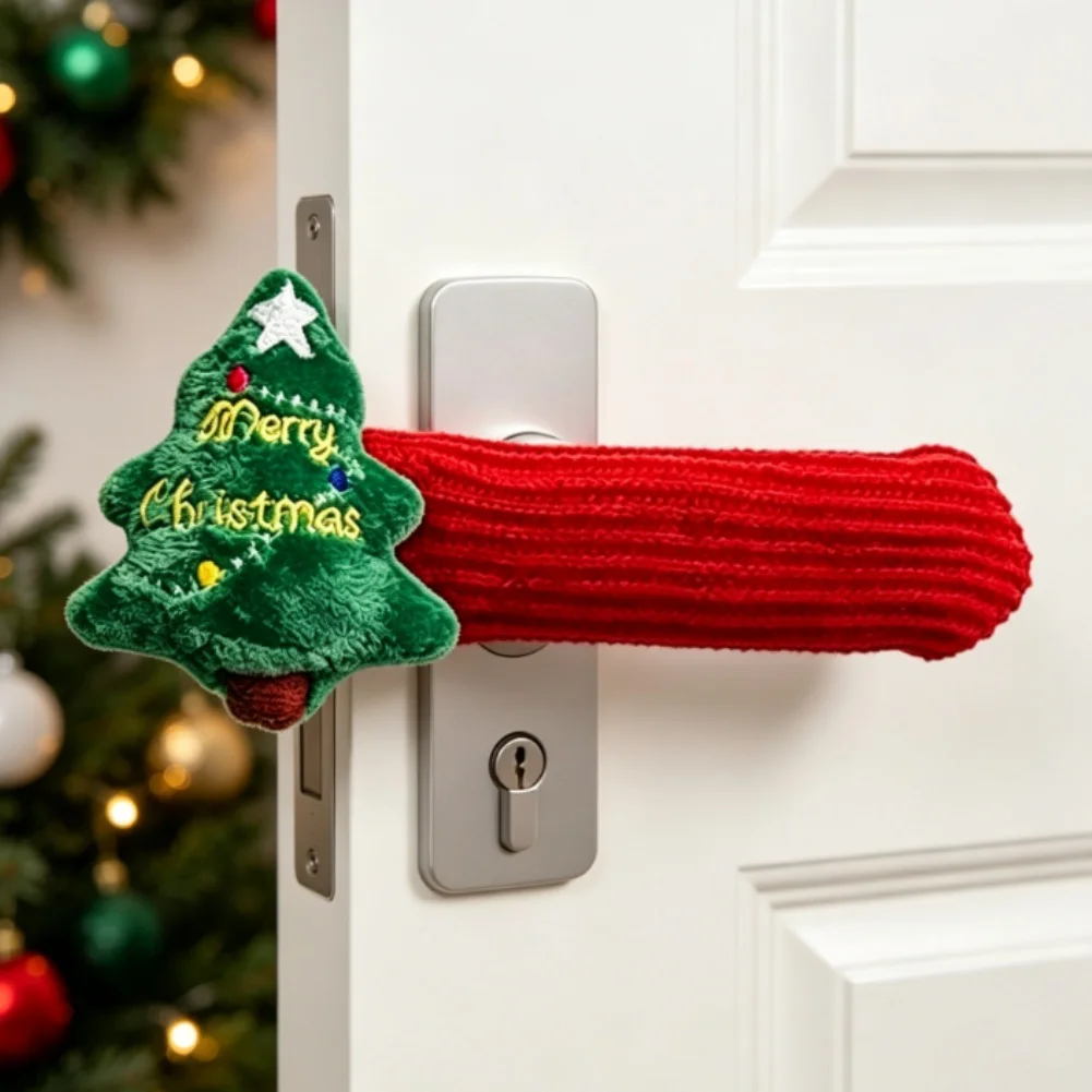 Infant Safety Door Handle Protector Anti Static Bump Resistant PVC 15x10x2.5cm Easy Install Festive Home Decor