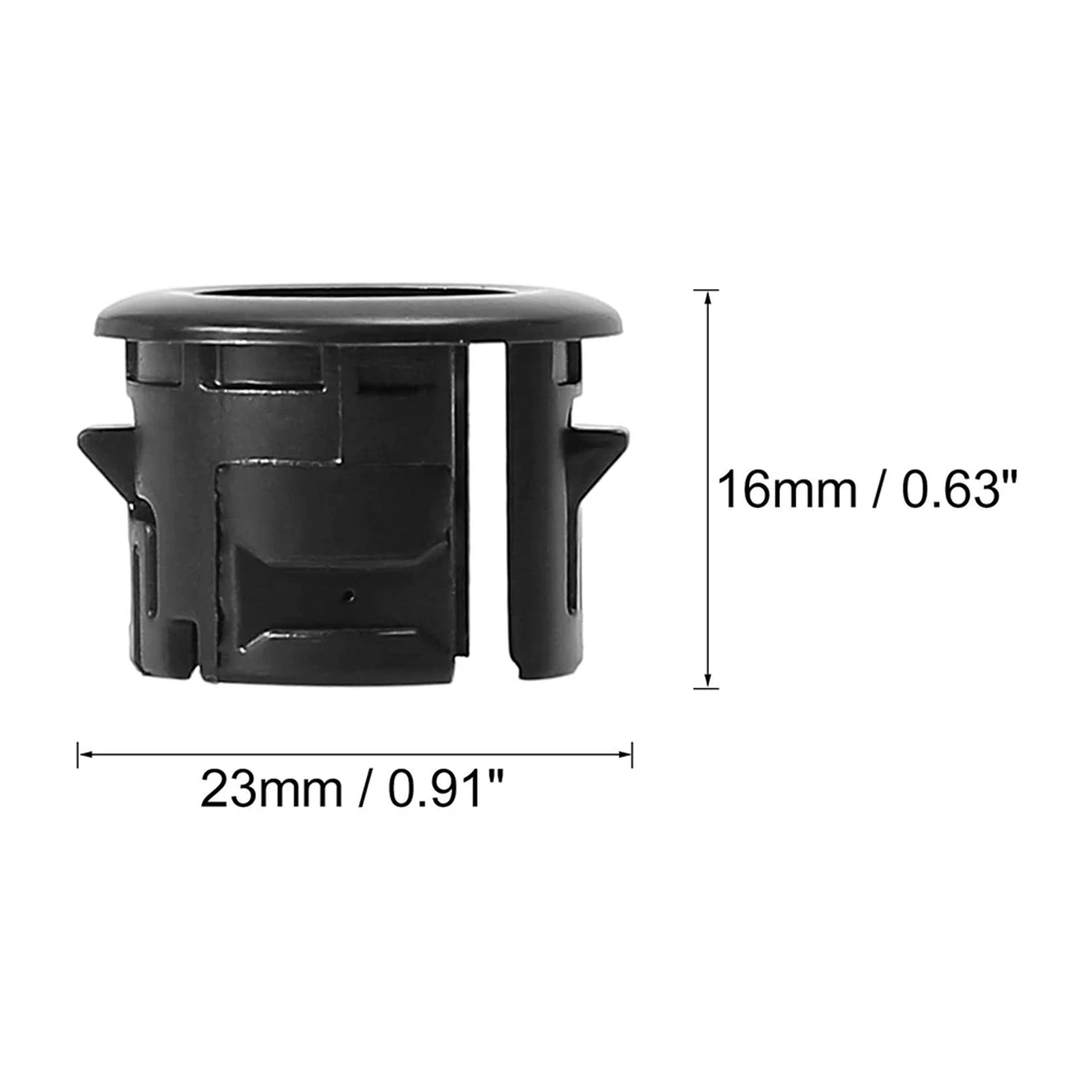 Soporte de soporte para Sensor de aparcamiento de coche, accesorio de asistencia para parachoques, 89348 33010-, para 4runner ES350 HS250H,2 piezas, negro