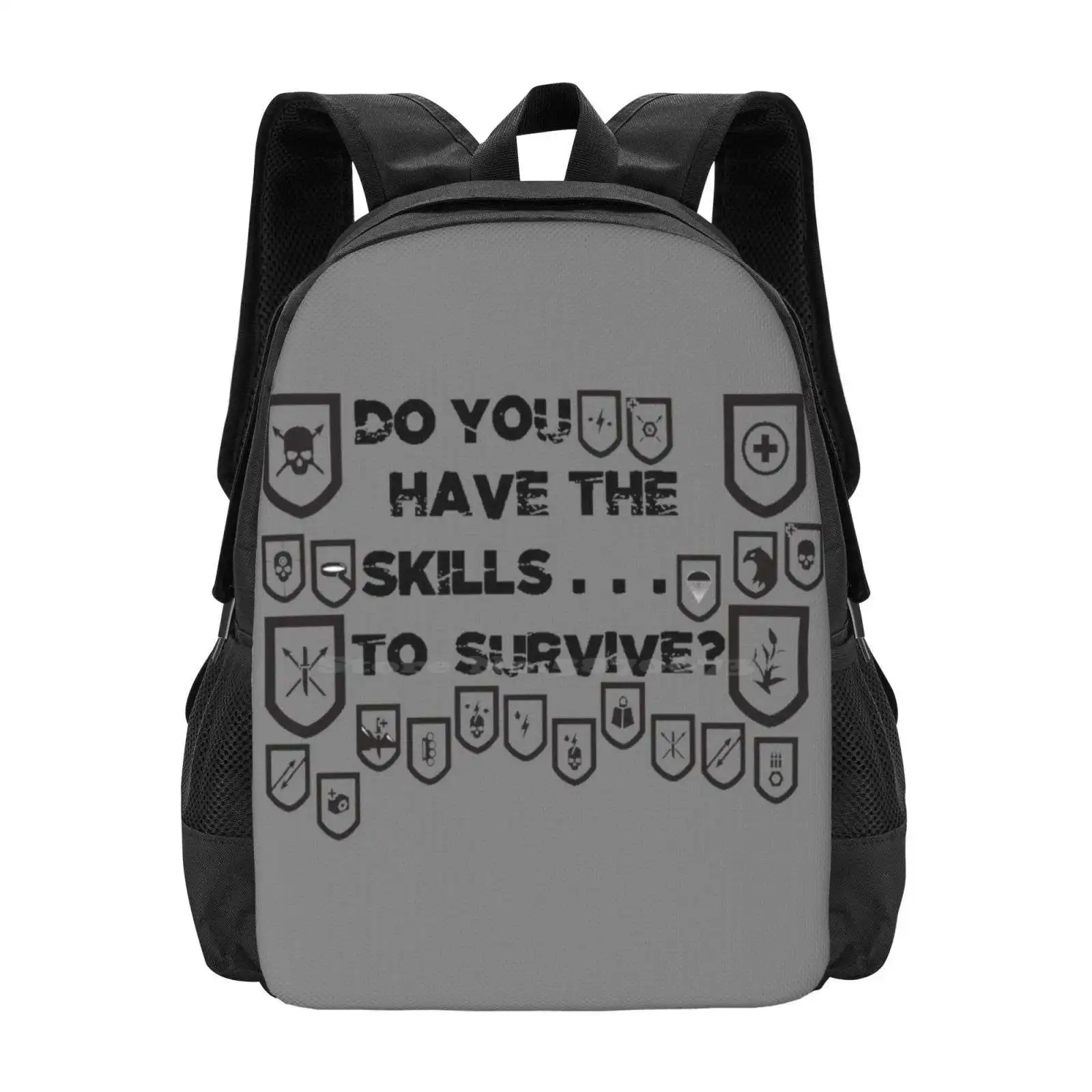 Tomb Skills Hot Sale Backpack Fashion Bags Tomb Raider Skills