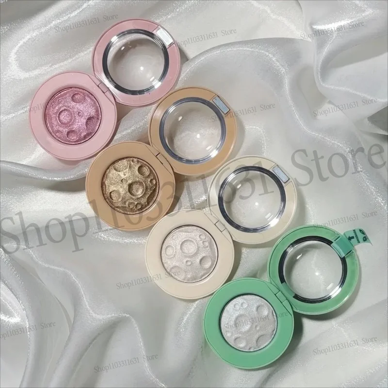 Planet Highlighter Shiny Powder Pearl Glitter Clear Eye Shadow Facial Contour Bright High-gloss Powder Lasting Eye Shadow Makeup