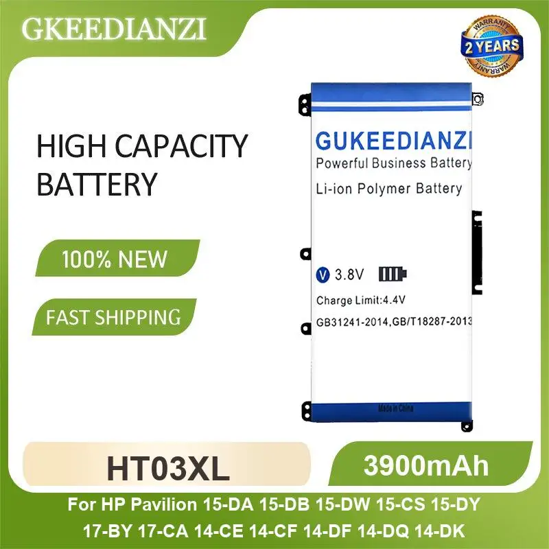 Battery For HP Pavilion 15-DA 15-DB 15-DW 15-CS 15-DY 17-BY 17-CA 14-CE 14-CF 14-DF 14-DQ 14-DK Notebook PC 15-AU000 AU040TX