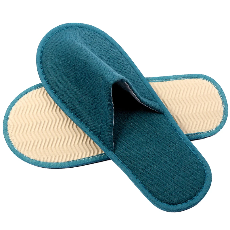 Women Men Disposable Slippers Non-slip Hotel Slippers Home Indoor Guest Slippers Loafer Flip Flop Wedding Shoes Travel Slippers