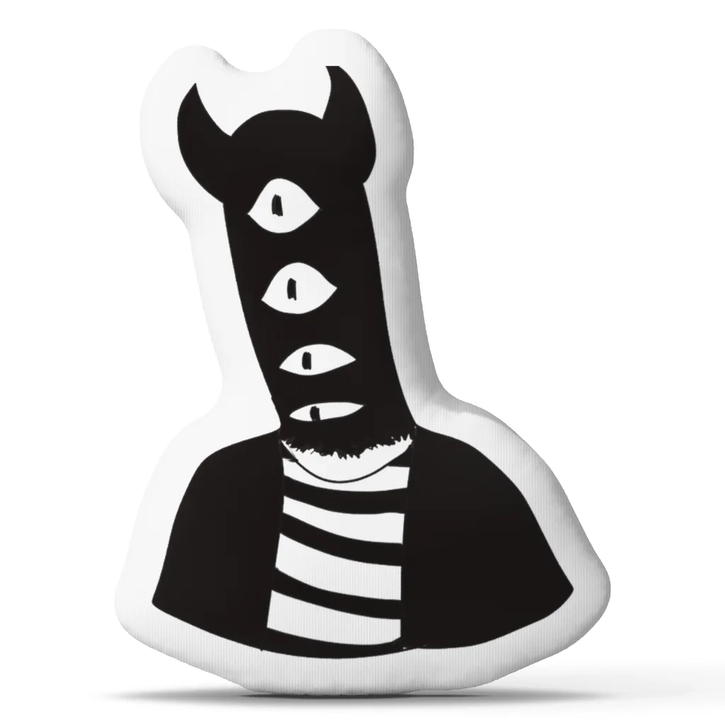 Inio Asano Oyasumi Punpun Funny Pillow Cushion Irregular Stuffed Throw Pillow Home Decor Gift Sofa Bed