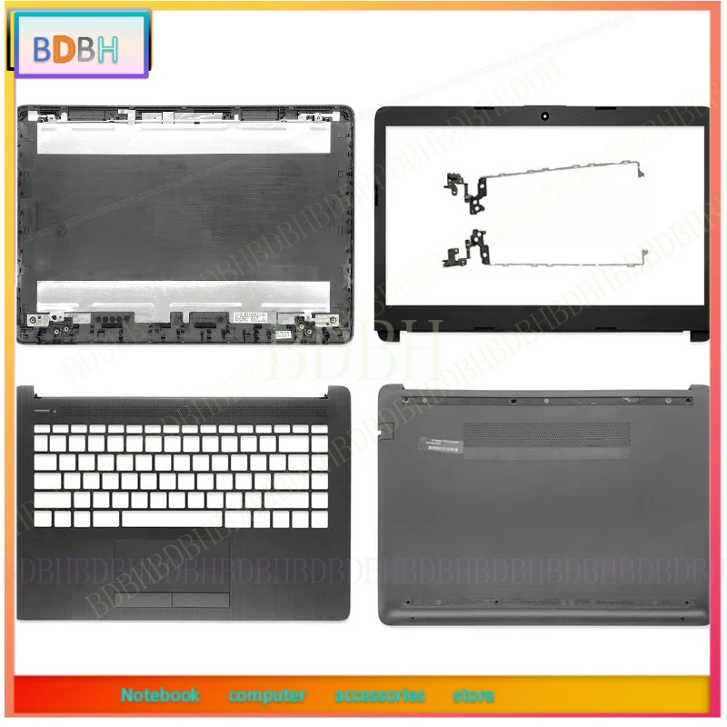 New Laptop case for HP 14-CM 14-CK 14-DG 240 G7 245 246 G7 LCD Back Cover/Front Bezel/Palmrst/Bottom Case/Hinges Gray L44056-001