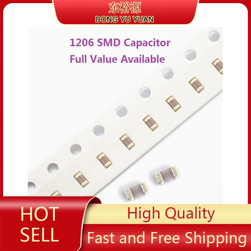 100PCS 1206 2.2NF 1… - image