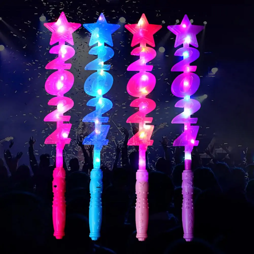 Glow Stick 2024 Versatile Glowing Toy Sturdy Easy-to-operate Gift for Bar Concerts Special Ambience Illuminate New Year's Day