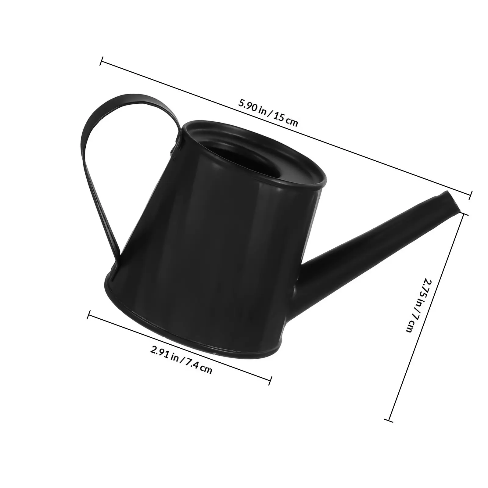 Mini Watering Can for Indoor Plants Metal Small Comfortable Handle Succulent Bonsai Pot Garden Jug Watering Tin view 5