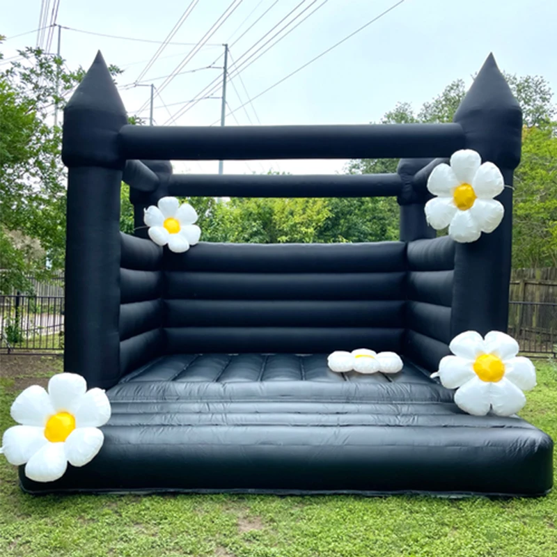 

10ft Commercial Jumping Castle Inflatable Wedding Bouncer All White Bounce House with Blower For Adult Kids Party Rental/Wedding