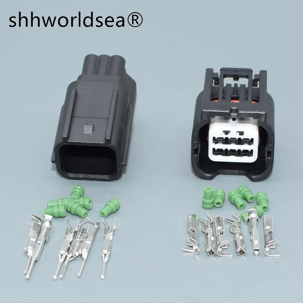 shhworldsea 6 Pin 7282-2764-30 7283-2764-30 Car Rear Bar Electric Eye Reversing Radar Wiring Plug 0.6 Series AutoWire Connector