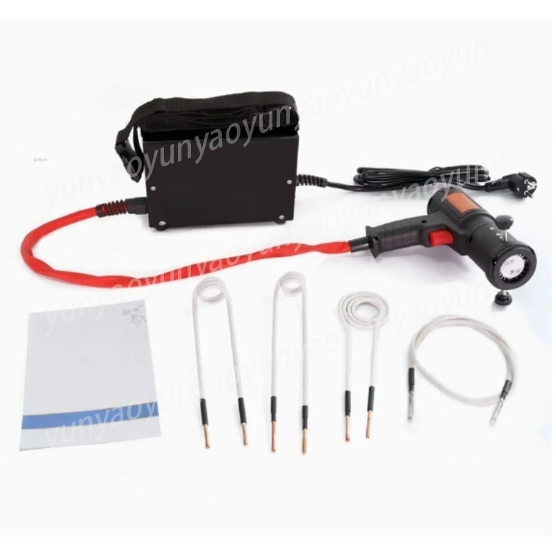 1500W Handheld Induction Heater, Split Type Flameless Nut Buster for Rusty Bolt Removal Car Garage Tool