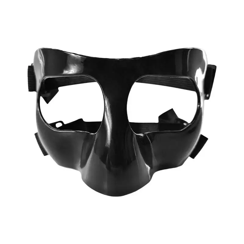 Basketball Mask Durable Face Guard for Broken Nose Adults Basketball Nose Guard Face Mask for Football Soccer Sports Lightweight