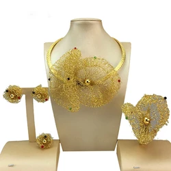 Yuminglai Unique Choker Necklace Brazilian Jewelry Sets For Women Gifts FHK18369