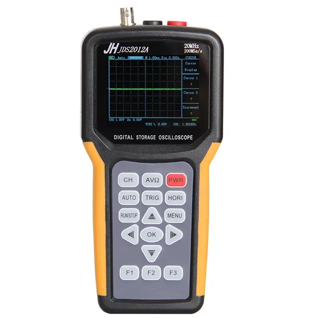Oscilloscope with Large Screen High Accuracy Digital Oscilloscope and Multimeter 2 in 1 Function Auto-range Scopemeter WH2012