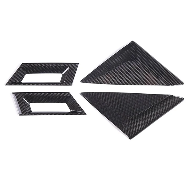 

AA-For Maserati Ghibli/Quattroporte 2014-2022 Carbon Fiber Car A-Pillar Horn Cover Trim Sticker Decorative Accessories