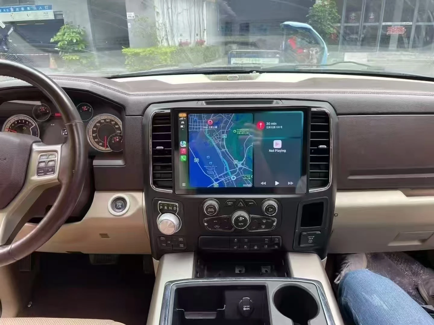 13 بوصة أندرويد 14 شاشة أفقية ل دودج رام 1500 2500 2008-2018 راديو السيارة لتحديد المواقع والملاحة اللاسلكية Carplay رئيس وحدة