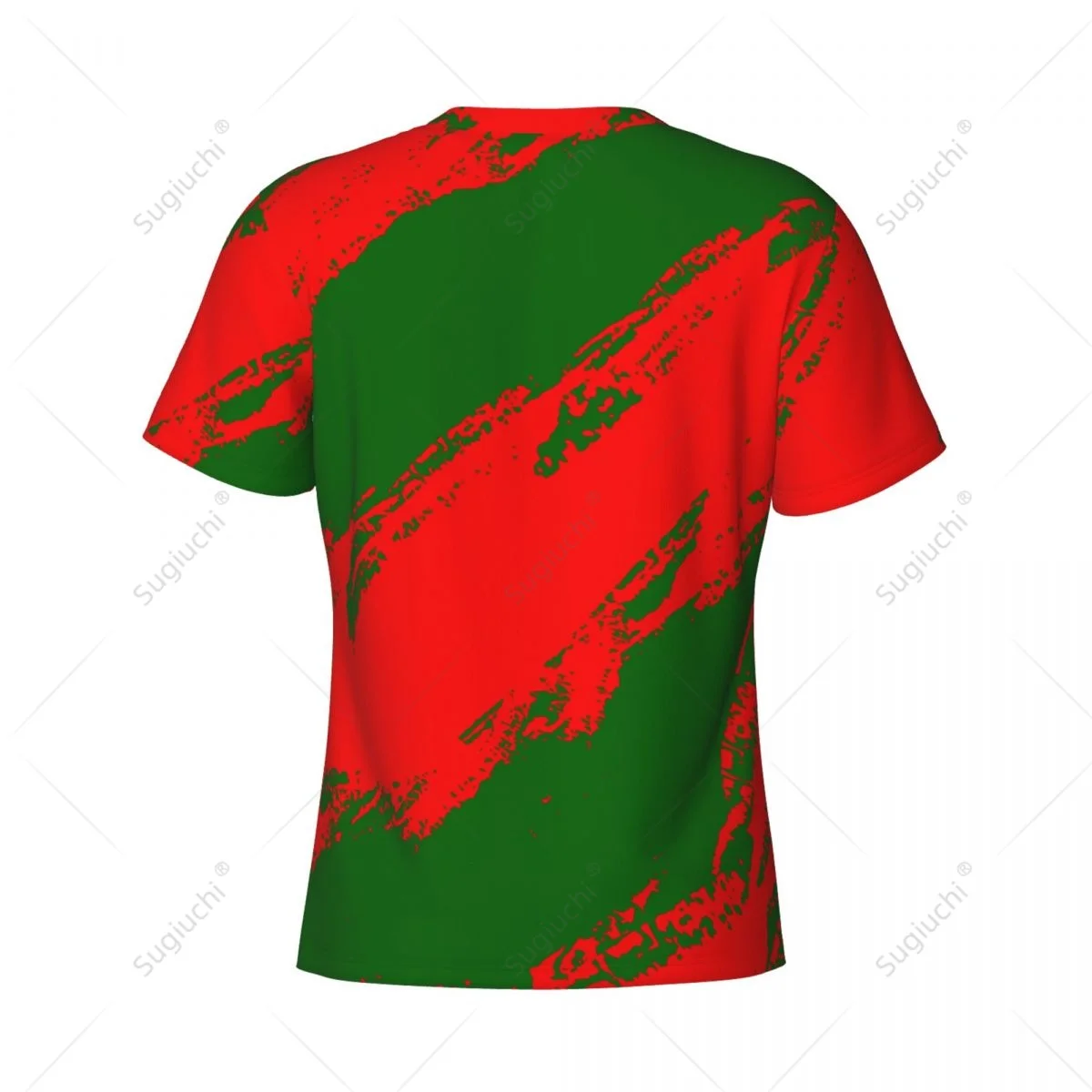 Custom Name Nunber Portugal Flag Color Men Tight Sports T-shirt Women Tees jersey For Soccer Football Fans