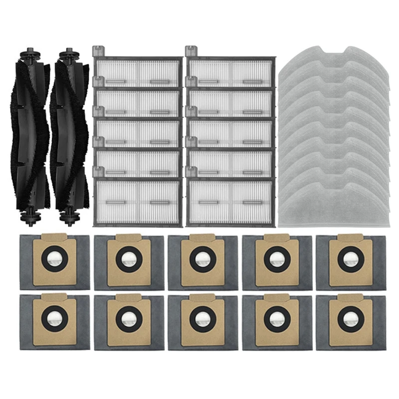 

Compatible For Eufy Clean X8 Pro Main Brush Hepa Filter Mop Cloth Rag Dust Bag Accessories Replacement Parts Active