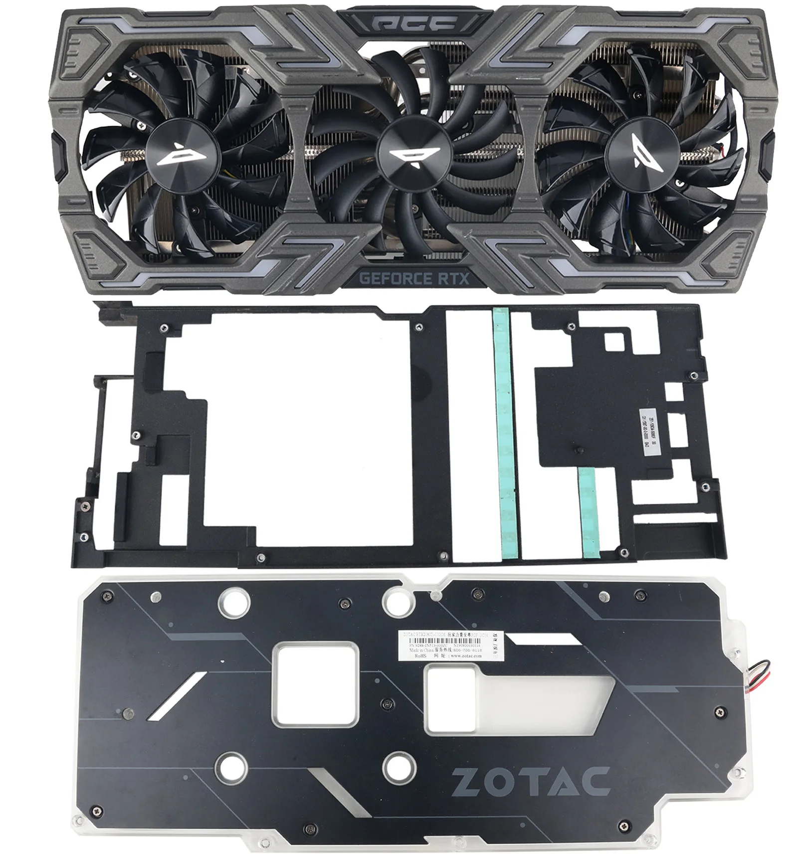 Heat sink For ZOTAC RTX 2080 Ti PGF Extreme 0C14 Specs Graphics Card Replacement Radiator