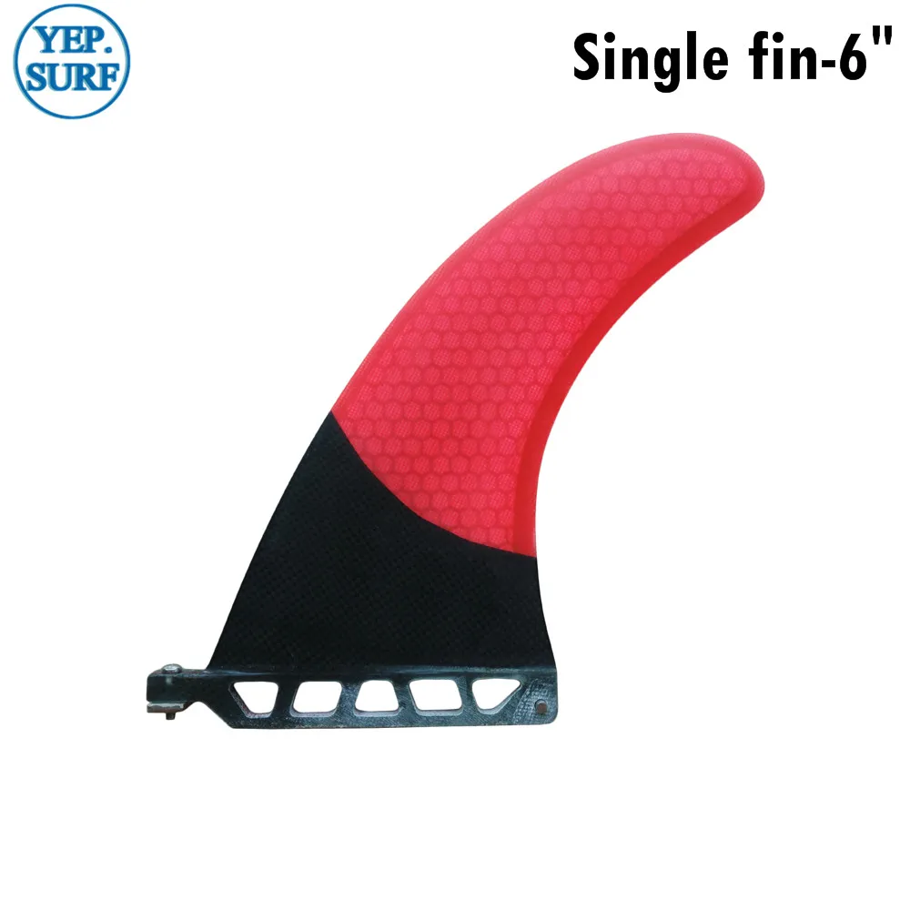 

Yep.Surf 6 inch Longboard Fin Central Fin SUP Board Fiberglass Honeycomb Single Fin Paddleboard Fin Quilha Longboard Surf Fins