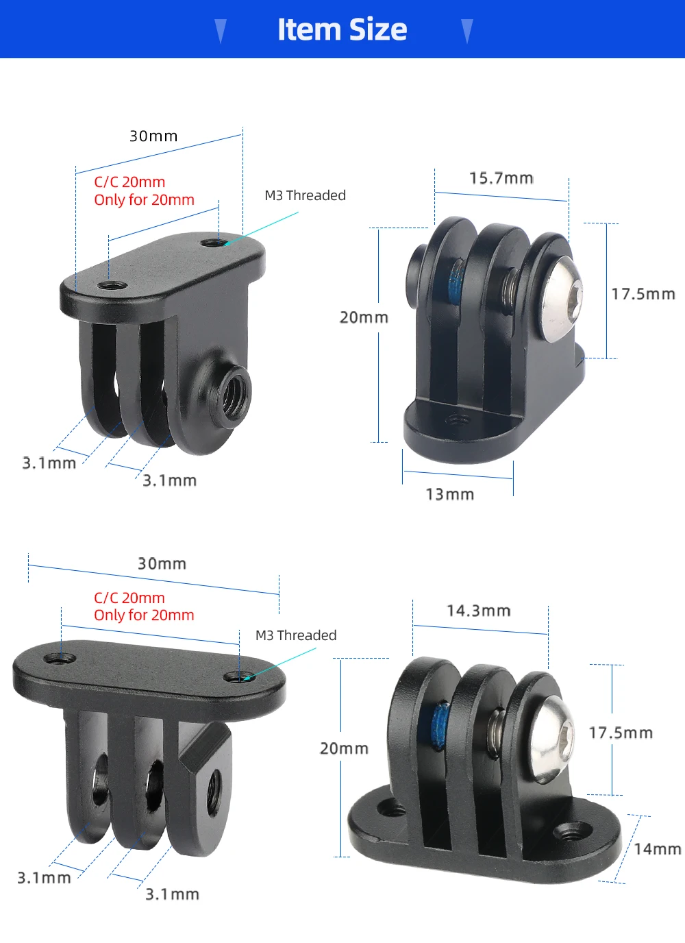 Fahrradcomputer-Montageadapter, Teile für Garmin Edge Bryton, kompatibel mit Gopro Sport Action Kamera, MTB, Rennrad, Zubehör – Detail 15