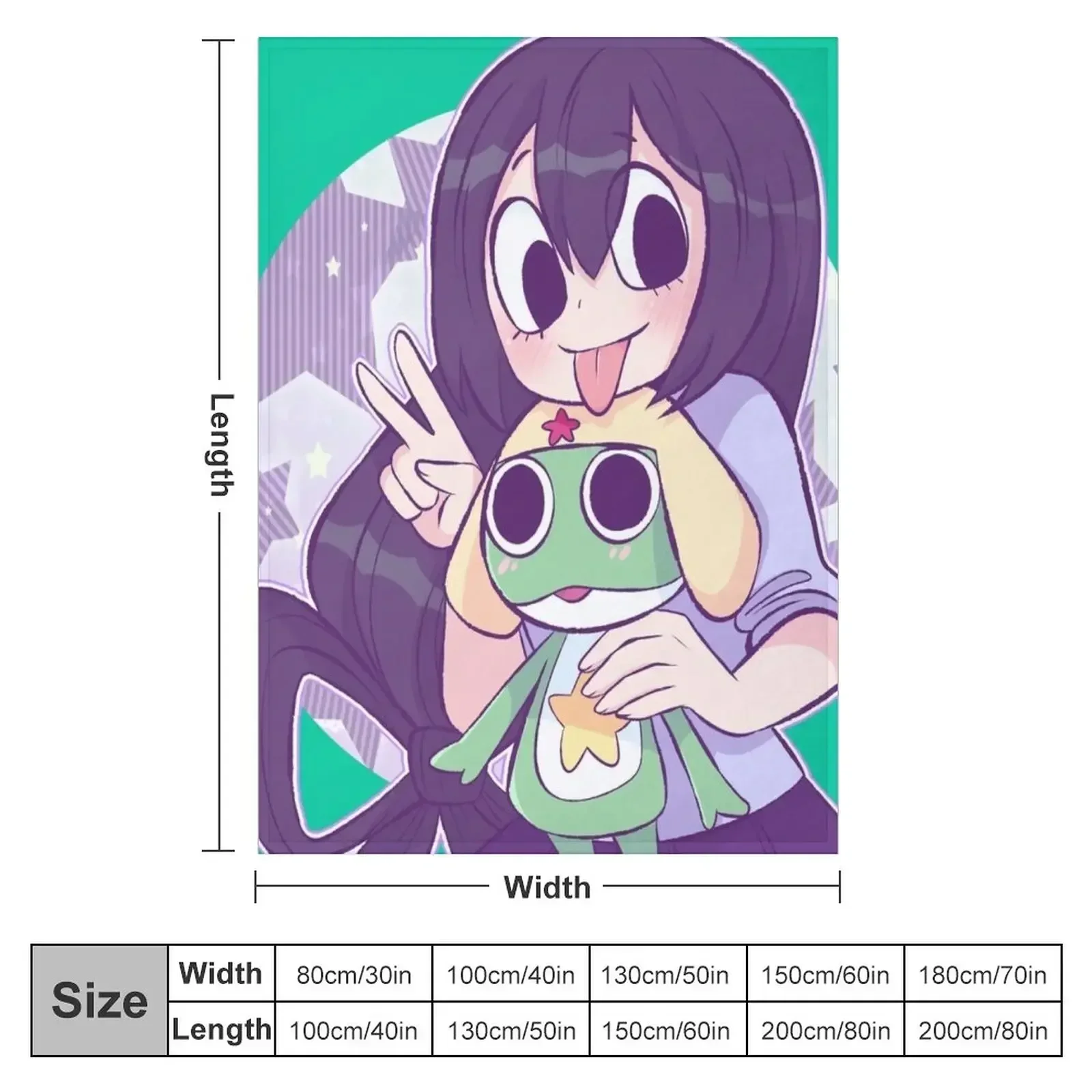 Cute Froppy Throw Blanket Bed Fashionable Soft Blankets For Sofas Blankets