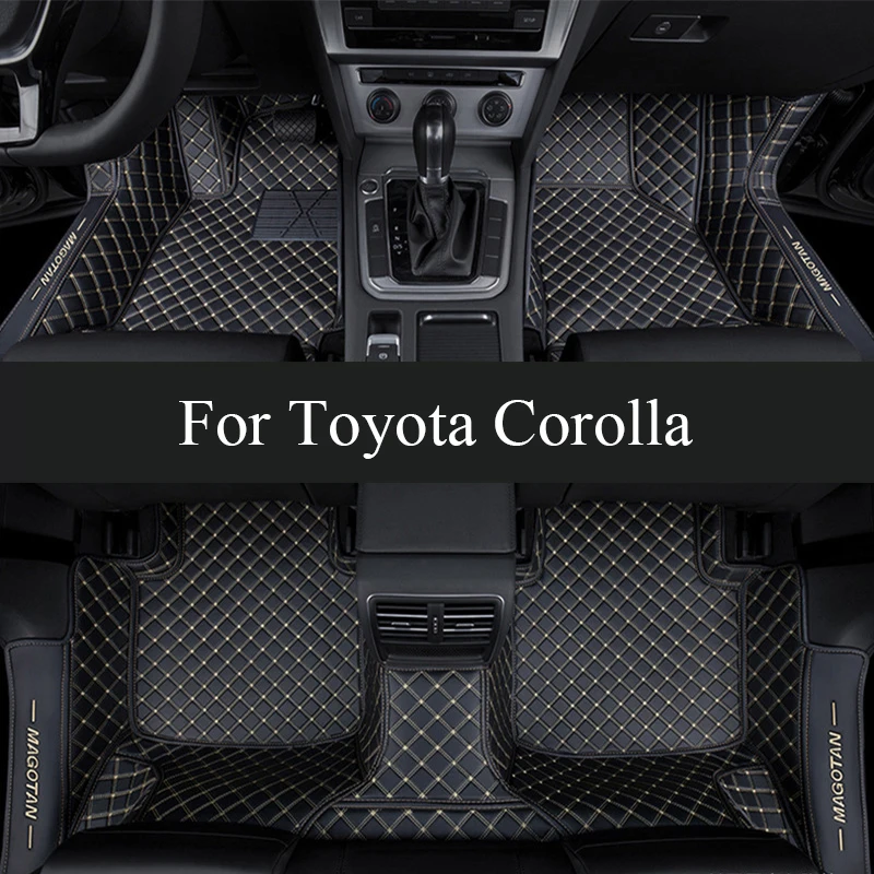 

For Toyota Corolla Hybrid 2024 2023 2022 2021 2020 2019 Car Floor Mats Interior trunk mat Leather Waterproof Replacement Cover