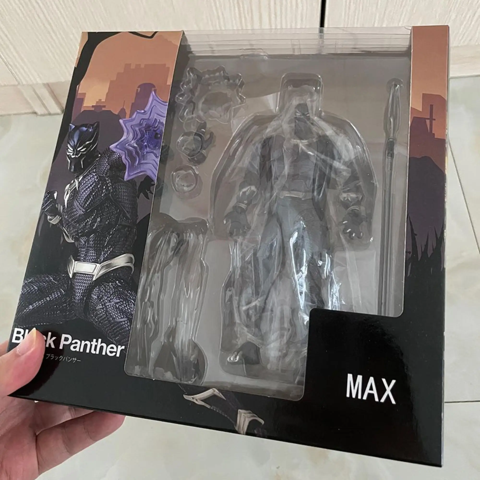 In Stock Yamaguchi Black Panther Figure King Of Wakanda Action Figures Model Toys Joint Movable Doll Creative Gift For Friends