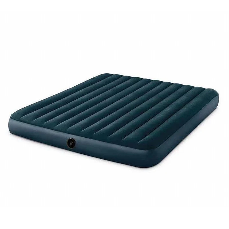 

Air Mattress with External Pump Puncture Resistant with Waterproof Flocked Top Elevated Inflatable Mattress Air Bed