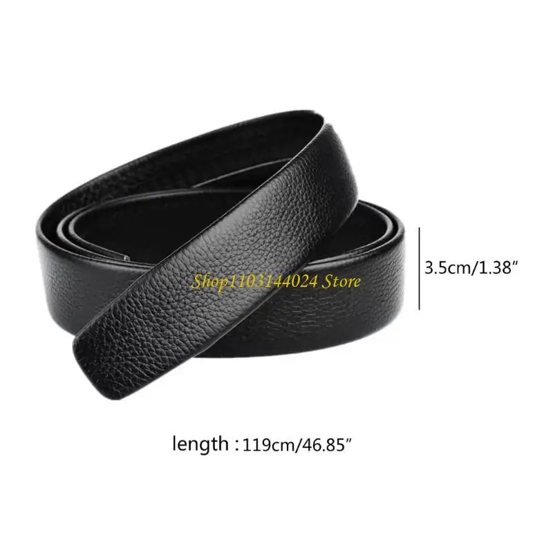 N5KE No Buckle Belt Leath