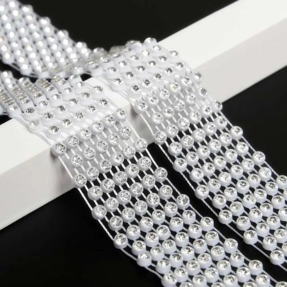 90/130/150cm Rhinestone Tie Shiny Long Necktie Exquisite Hollow Out Dazzling Embellished Tie