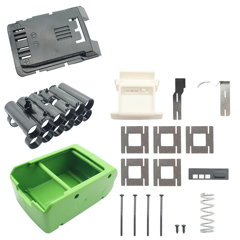 Custodia per batteria agli ioni di litio Scatola di protezione di ricarica Circuito PCB Indicatore digitale a LED per alloggiamenti per batterie al litio Greenworks 24V